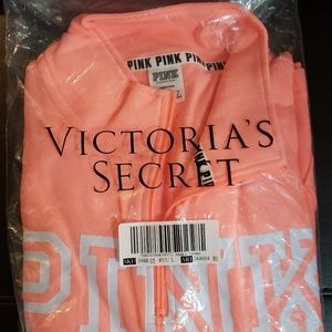 NEW! VS PINK Everyday Lounge Perfect Quarter Zip